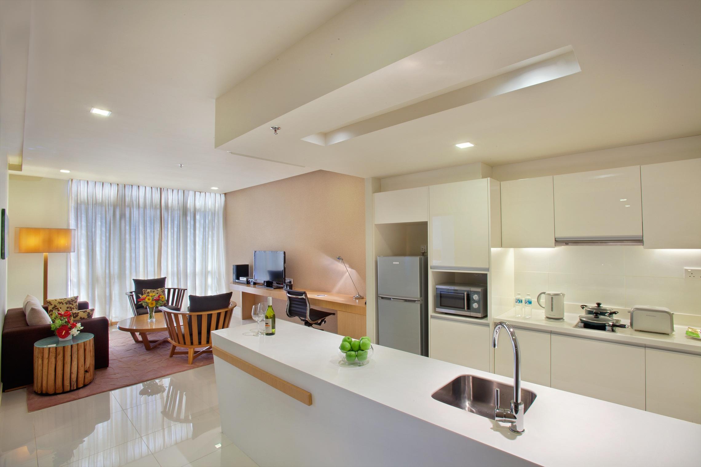 Parkroyal Serviced Suites Kuala Lumpur Cameră foto A typical apartment at The Residence